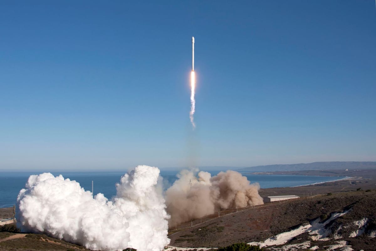 rocket in flight